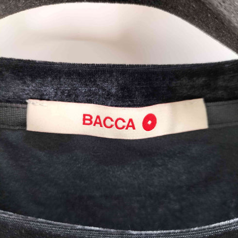 バッカ BACCA inner piece ベロアジャージーTシャツ レディース JPN:S