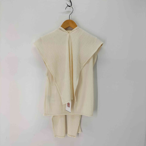 Le17September / プリーツ モックネック スリーブレス トップ & マフラー セット レディース 34