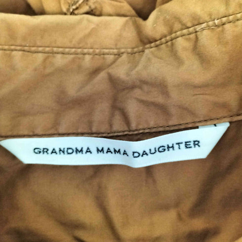 グランドママドーター GRANDMA MAMA DAUGHTER コットンポリS/Sレギュラーカラーシャツ メンズ JPN:0