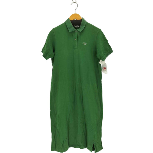 ラコステ LACOSTE ロングポロシャツワンピース レディース JPN:36