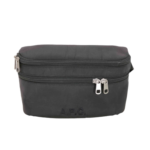 アーペーセー A.P.C. ロゴ刺繍 ボンディングウエストバッグ メンズ