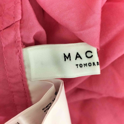 トゥモローランドマカフィー tomorrowland macphee 20SS コットン タイプライター 2way シャツ レディース JPN:36