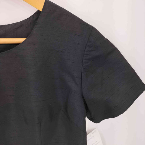 バーバリーズ BURBERRYS カスリ シルク100% S/S ワンピース レディース JPN:M