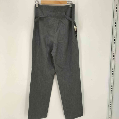 エイトン ATON ウールギャバジンハイウエストパンツ レディース 02