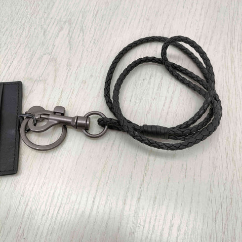 ボッテガヴェネタ BOTTEGA VENETA ネックストラップ付 イントレチャート レザー パスケース メンズ