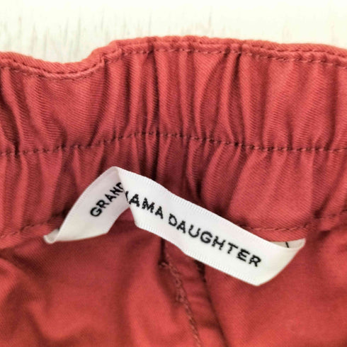 グランドママドーター GRANDMA MAMA DAUGHTER ツータッククロップドパンツ レディース JPN:1