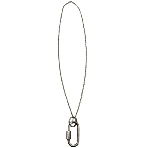 アーペーセー A.P.C. MAX CARABINER NECKLACE メンズ