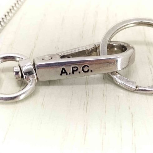 アーペーセー A.P.C. シルバーキーリングネックレス メンズ