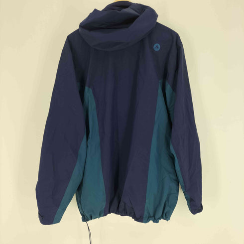 マーモット MARMOT ロゴ刺繍 デタッチャブルフード ドローコード 止水ジップポケット バイカラー シェル マウンテン ジャケット GORE-TEX ゴアテックス メンズ import:L