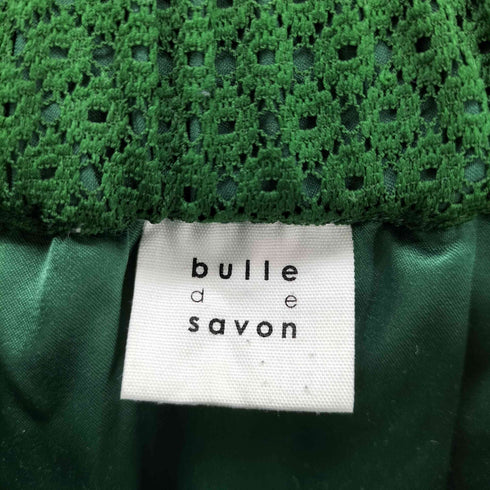 ビュルデサボン bulle de savon カットワークプリーツスカート レディース FREE