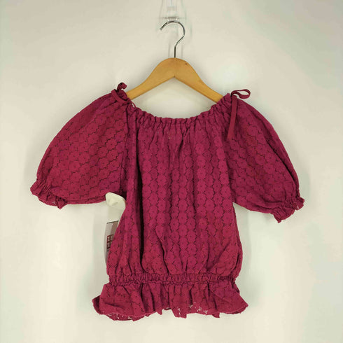 エイミーイストワール eimy istoire Paris pattern ぺプラムブラウス レディース FREE