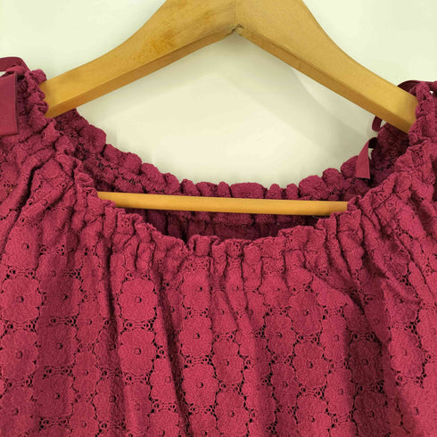 エイミーイストワール eimy istoire Paris pattern ぺプラムブラウス レディース FREE