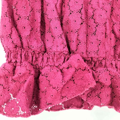 エイミーイストワール eimy istoire Paris pattern ぺプラムブラウス レディース FREE