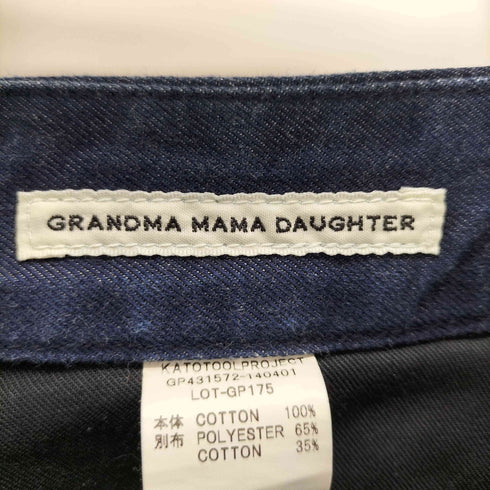 グランドママドーター GRANDMA MAMA DAUGHTER ストレートデニムパンツ レディース JPN:1