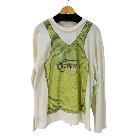 エイチアンドエム H&M H2 HERON PRESTON ヘロン プレストン インサイドアウト ロングスリーブTシャツ メンズ import:S