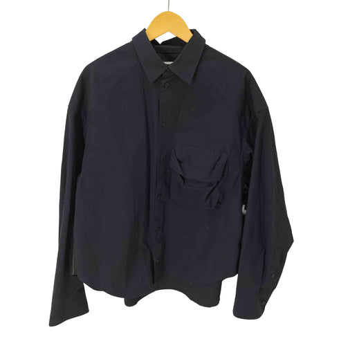 エイチアンドエム H&M H2 HERON PRESTON ヘロン プレストン 短丈 オーバーサイズ シャツ メンズ import:M