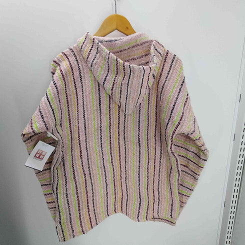 総柄 ストライプ メキシカン フーディー アノラック パーカー メンズ