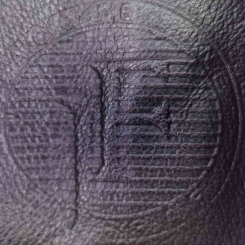 切替デザインレザーロングコート レディース