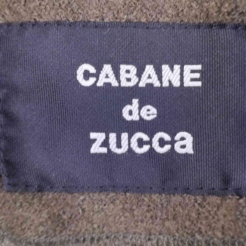 カバンドズッカ CABANE de ZUCCa ウールライダースジャケット メンズ JPN:M