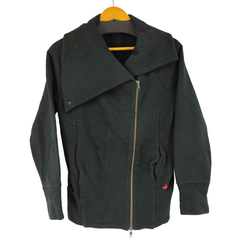 ヴィヴィアンウエストウッドレッドレーベル Vivienne Westwood RED LABEL 変形スウェットライダースジャケット レディース JPN:2