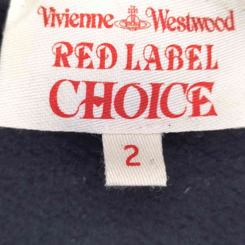 ヴィヴィアンウエストウッドレッドレーベル Vivienne Westwood RED LABEL 変形スウェットライダースジャケット レディース JPN:2