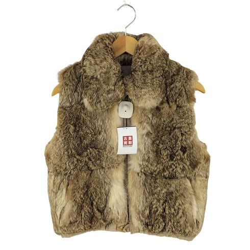 RABBIT FUR リバーシブル ベスト Y2K レディース import:S