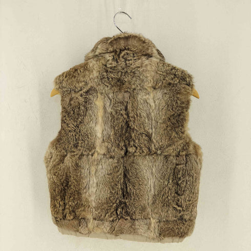 RABBIT FUR リバーシブル ベスト Y2K レディース import:S