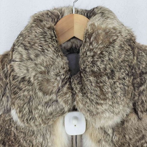 RABBIT FUR リバーシブル ベスト Y2K レディース import:S