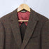 ポールスチュアート Paul Stuart Harris Tweed ハリスツイード 背抜き エルボーパッチ チェック バスケットボタン 2B ウール テーラードジャケット メンズ import:M