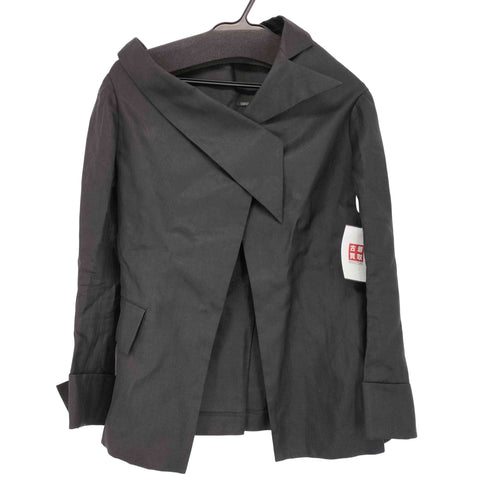 ヨウジヤマモト Yohji Yamamoto リネン 変形 テーラードジャケット レディース JPN:1