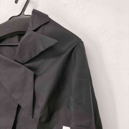 ヨウジヤマモト Yohji Yamamoto リネン 変形 テーラードジャケット レディース JPN:1