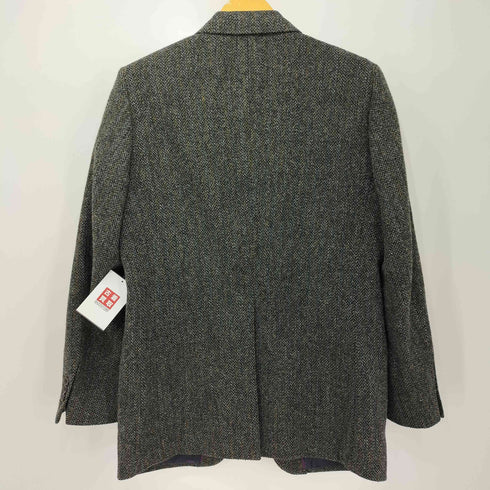 ケントアンドカーウェン KENT&CURWEN Harris Tweed ハリスツイード ストライプ 2B テーラードジャケット メンズ 92A5
