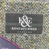 ケントアンドカーウェン KENT&CURWEN Harris Tweed ハリスツイード ストライプ 2B テーラードジャケット メンズ 92A5