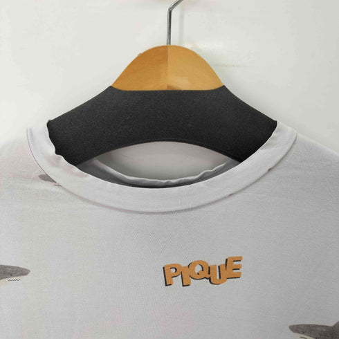 ジェラートピケ gelato pique シャーク柄ワンピース レディース ONE SIZE