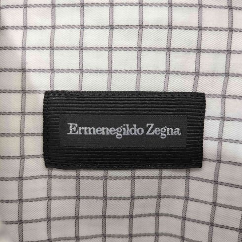 エルメネジルドゼニア Ermenegildo Zegna H contemporary fit チェック ドレスシャツ メンズ