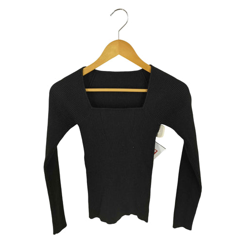 アニュアンス anuans カシミヤブレンドデコルテリブニットプルオーバー メンズ FREE