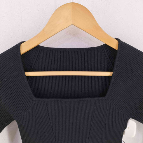 アニュアンス anuans カシミヤブレンドデコルテリブニットプルオーバー メンズ FREE