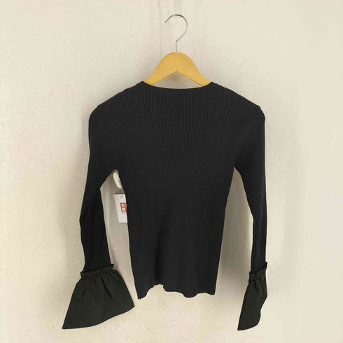 アニュアンス anuans ディテールスリーブニットプルオーバー レディース FREE