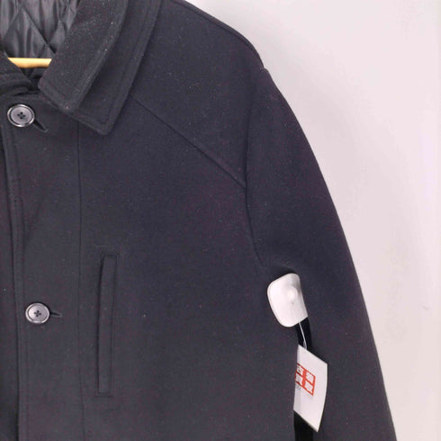 ローレンラルフローレン LAUREN RALPH LAUREN 80-90S カシミヤ混 ウール ハーフ ステンカラーコート 裏地 キルト メンズ US:40
