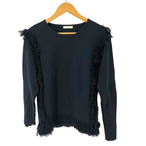 クロエ Chloe フリンジ付 ウールセーター レディース import:S