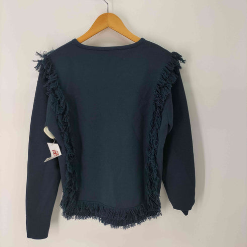 クロエ Chloe フリンジ付 ウールセーター レディース import:S