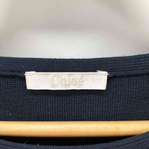 クロエ Chloe フリンジ付 ウールセーター レディース import:S