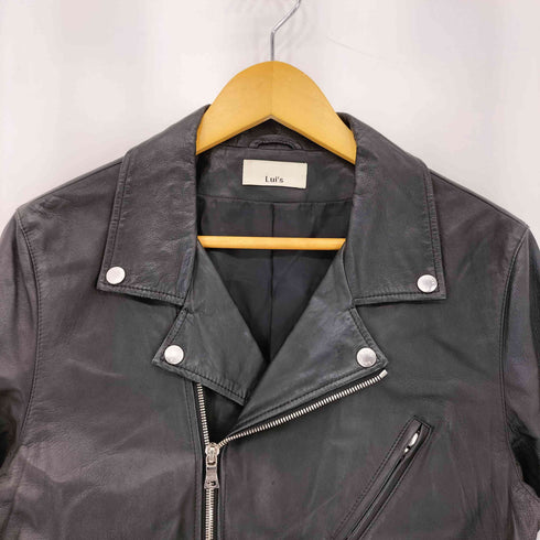 ルイス Luis シングルライダース ラムレザー ジャケット レディース import:M