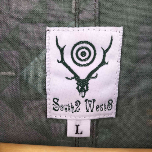 サウスツーウェストエイト SOUTH2 WEST8 フランネル 総柄 ハンティングシャツ メンズ import:L