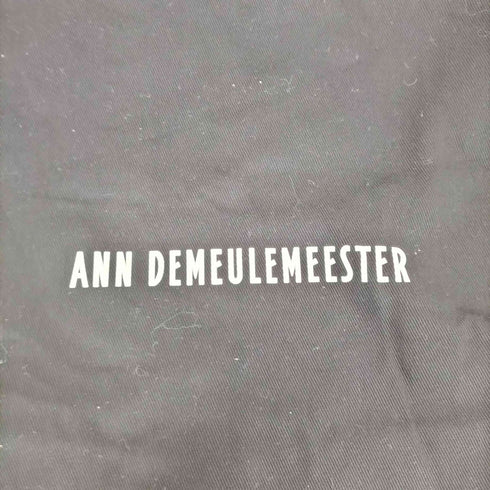 アンドゥムルメステール Ann DEMEULEMEESTER ロゴプリントショルダーバッグ レディース
