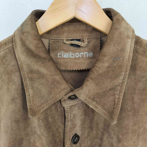 Liz Claiborne スエードレザーシャツジャケット メンズ import:XL