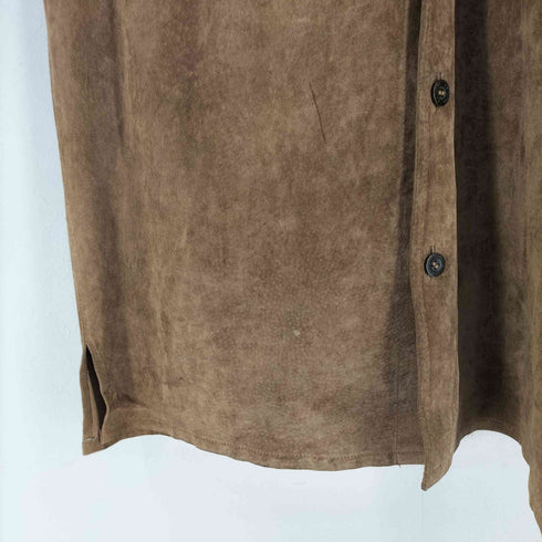 Liz Claiborne スエードレザーシャツジャケット メンズ import:XL