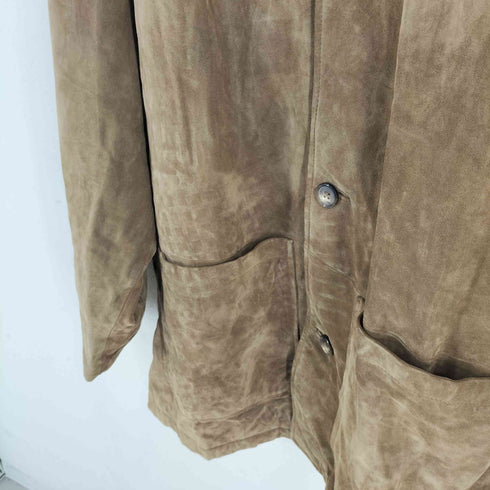 ブルックスブラザーズ BROOKS BROTHERS スエードレザーコート メンズ import:XL
