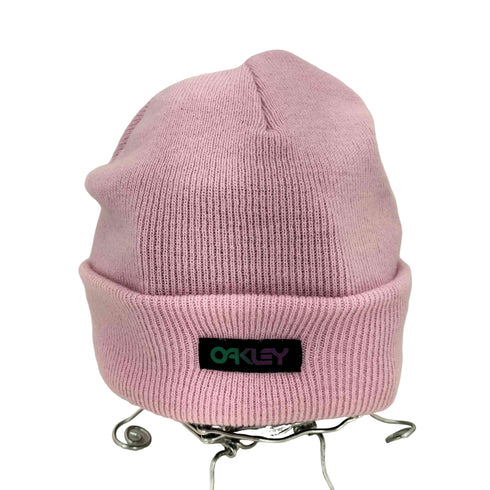 オークリー OAKLEY 無地 ロゴ入り ニット帽 レディース