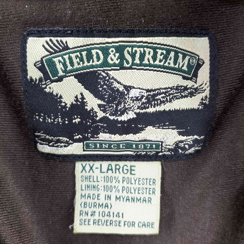フイールドアンドストリーム FIELD&STREAM ミャンマー製 リアルツリーカモ柄ハンティングジャケット メンズ XXL